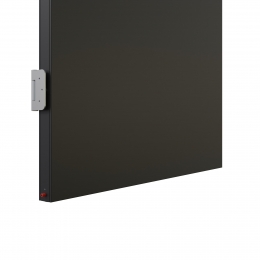 KDS Steel plated aluminum framed door the with single seals.