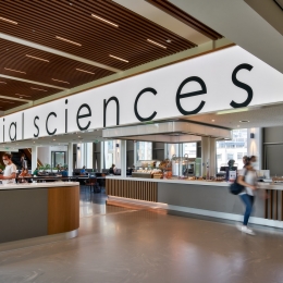 University restaurant at  Maria Montessori University Radboud in Nijmegen