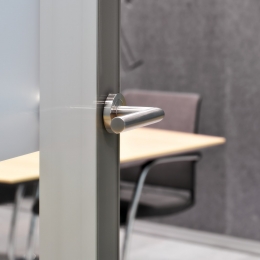 milled lock rebate with strike plate