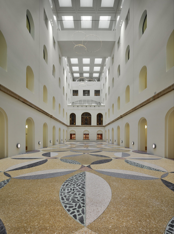 Classic central hall at B30 building The Hague