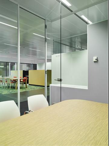 Ceiling hight full glass door 