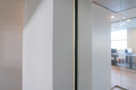 Close up iQ Mute sound absorbing panels