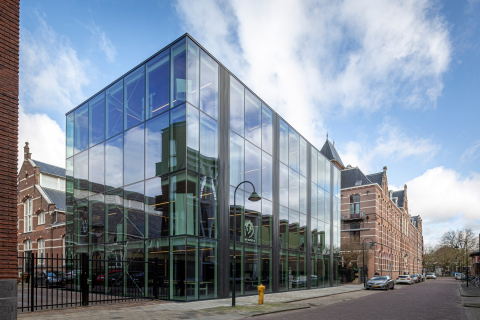 The outside of the building