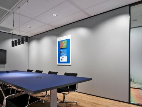 QbiQ iQ PRO partitions with closed melamine panels