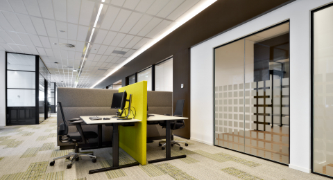 IQ-PROTECT Hightech EI60 fire resistant glass wall 