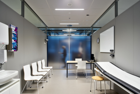Practice room with QbiQ partition walls