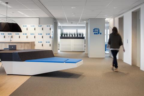 Hall way at tax office in Eindhoven (The Netherlands)
