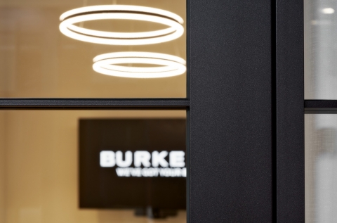 Detail KDEC framed door in a Route 66 Bright configuration