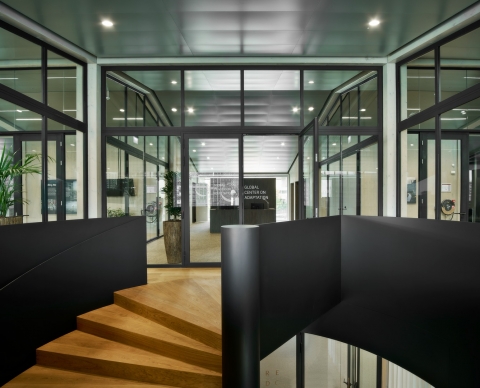 Extra high fire resistant glass walls with EW60 classification.