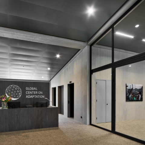Extra high fire resistant glass walls with EW60 classification.