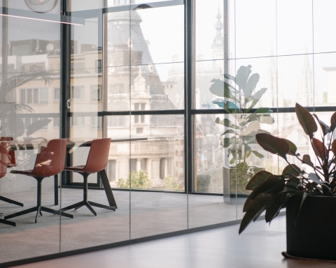 Glass partition at Greystone Antwerpen 
