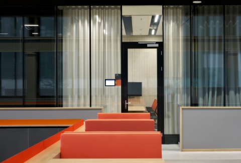 Glass partition at Mindlabs Tilburg