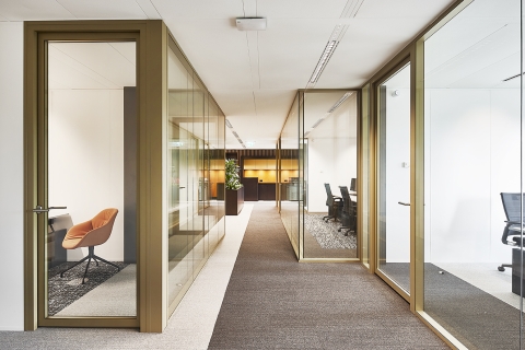 High-quality glass partitions for offices