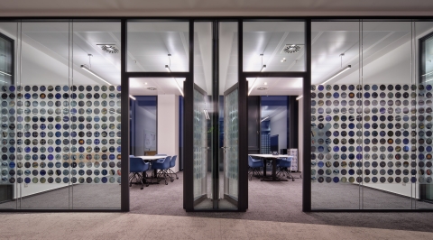 Offices at Positive Footprint Wearhouse  Dorsten Germany.
