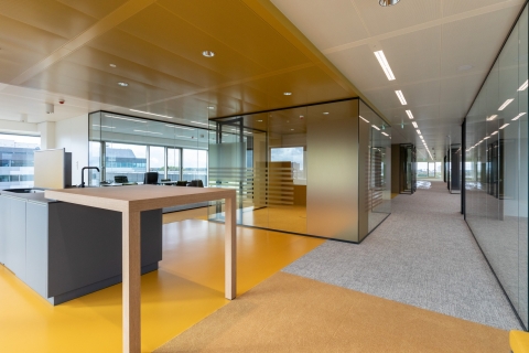 Glass office box at Fellenoord Eindhoven