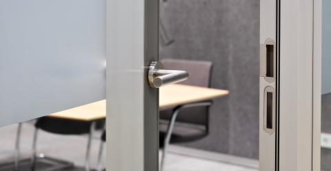 milled lock rebate with strike plate