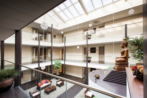 Balustrade glass system