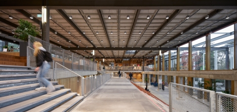 Entrance hall faculty ICT University Twente Enschede