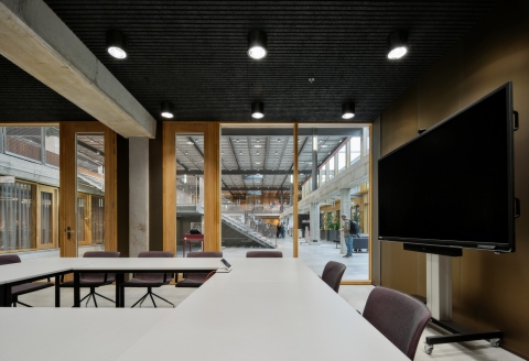 Entrance hall faculty ITC University Twente Enschede